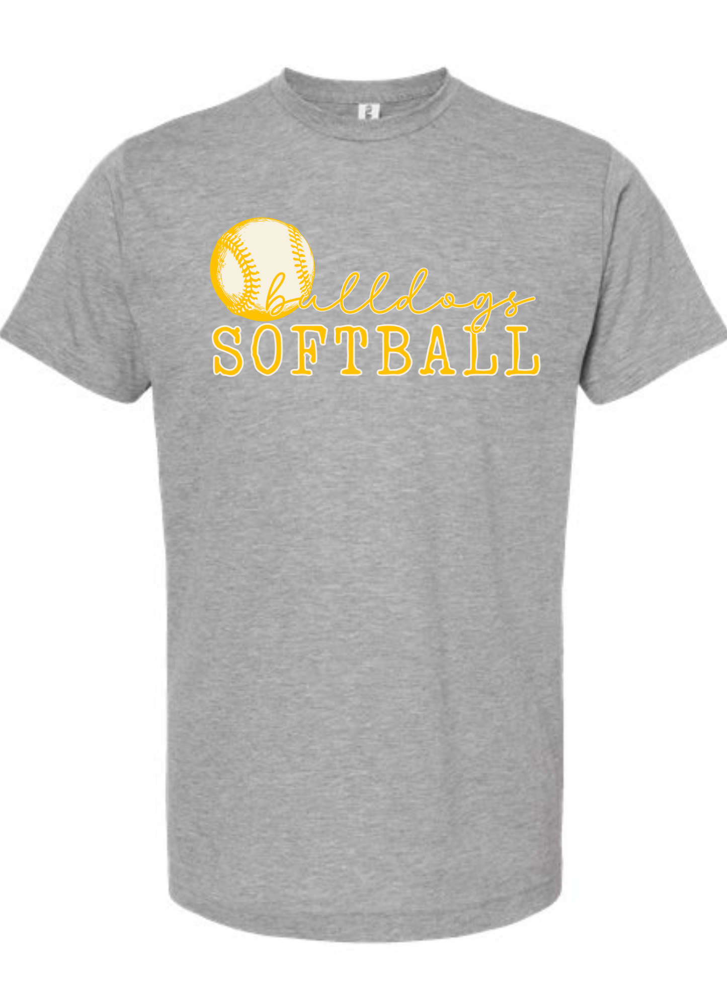Tultex Unisex Bulldogs Softball Tee